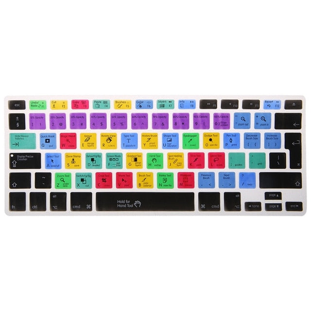 US/EU English Keyboard Shortcuts Keyboard Adobe Photoshop Shortcut Keys Keyboard Protector Keyboard Covers