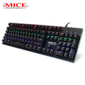 Wired Mechanical Keyboard Gaming Keyboards PC Gamer USB Backlit Keyboard Mechanical Keycaps Ergonomic Computer Game keyboards